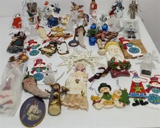 Large Christmas Ornament Lot Old and New