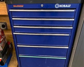AWESOME KOBALT 6 DRAWER ROLLING MECHANICS TOOLBOX.