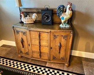 FANTASTIC ANTIQUE SIDE BUFFET.