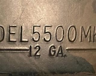 MOSSBERG MODEL 5500 MK ll SEMI AUTO 3 1/2" MAGNUM.  CASH ONLY FOR GUN SALES.