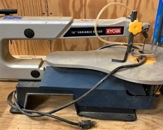 RYOBI VARIABLE SPEED SCROLL SAW.