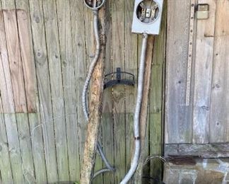 2-TEMPORARY POWER SERVICE CONSTRUCTION SITE SERVICE 200 AMP. 