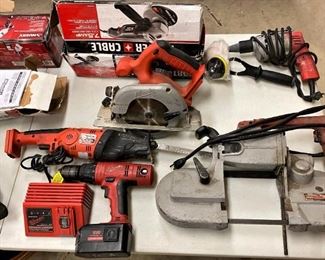 MILWAUKIE, PORTER CABLE AND MORE POWER TOOLS.