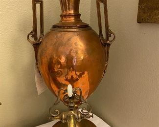 $380 Tall copper Samovar