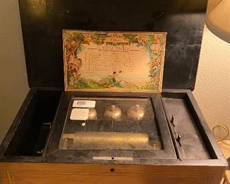 $200. Swiss clyinder music box untested