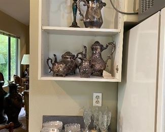 Beautiful collectibles for sale during in person sale hours on Friday and Saturday.