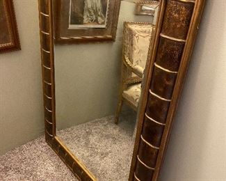 #9    $850. Large antique mirror 41"w x 53"h x 15"d