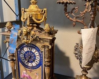 #17 Antique Napoleon III Clock $950 untested