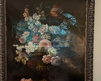 $800. Antique Victorian oil painting.  29"w x 33.5"h beautifully framed