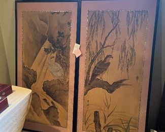 Another view of Japanese scroll panels.  