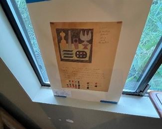 $280 "Study for Still Life with Palette" by  Wendell Brazeau.  12"h x 9"w