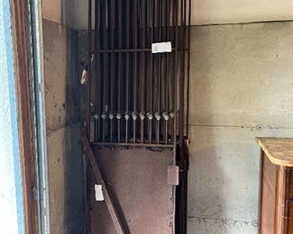 $250 each Antique elevator doors - beautiful iron roughly 8’ tall