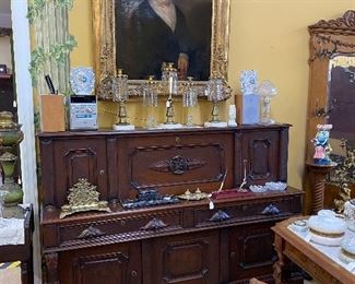 Antique Railroad desk 