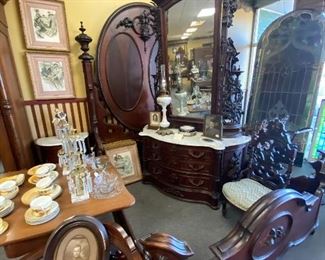 Antique Mitchell  & Rammelsberg bedroom set 