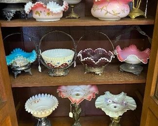 Antique brides baskets 