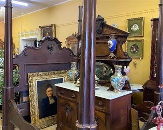 Bed attributed to C. Lee 