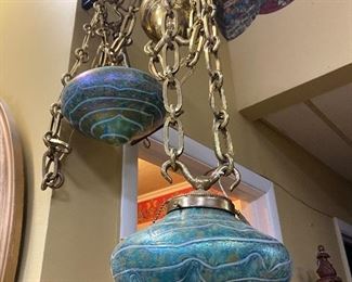 Quezal hanging lights 