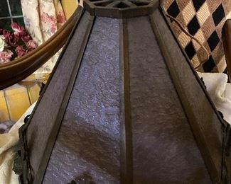 Tiffany signed hanging light