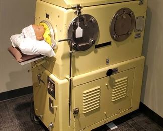 Emerson Infant Respirator Iron Lung, Includes Baby Doll Prop, 48" x 43" x 19"