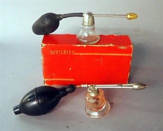 Antique Devilbiss Atomizer & Unmarked Atomizer
