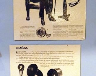 Siemens Early Hearing Apparatuses Informational Posters, Qty 2, 22" x 17"