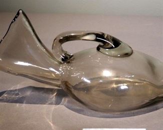 Early 1800s Molded Glass Male And Female Urinals