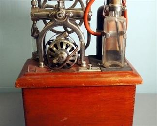 C. M. Sorensen Co Embalming Mortuary Pump In Wood Box