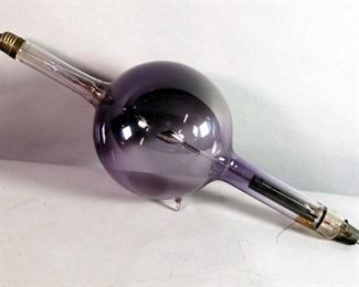 Antique Coolidge Glass X-Ray Gamma Tube, 20" Long 7" Diameter