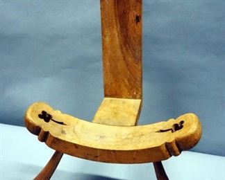 Antique Tripod Birthing Chair