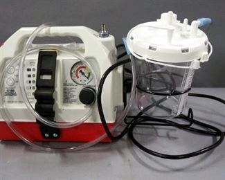 OptiVac Battery Powered Portable Aspirator, Model G180, Untested