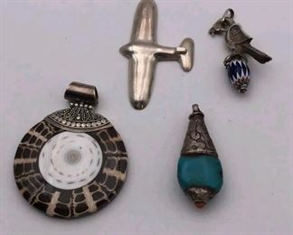 925 sterling silver gemstone pendants $60 for all or $20 each