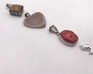 925 Sterling silver gemstone pendants $60 for all or $20 each