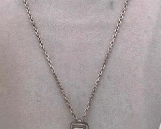 925 Sterling silver semi precious pendant 