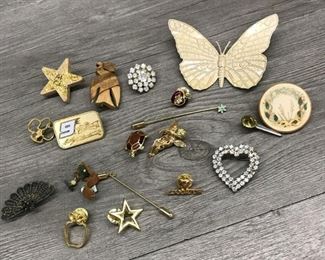 Lot of brooches and pins $5 each or all for $40
Lot B23