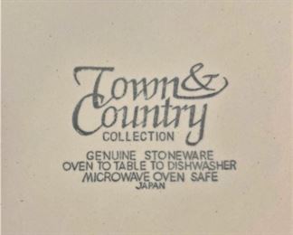 Town & Country Collection of stoneware