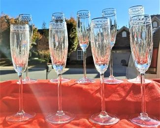 RARE LENOX CRYSTAL JEWELED PLATINUM CHAMPAGNE