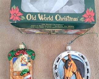 OLD WORLD CHRISTMAS ORNAMENTS