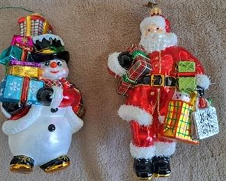 CHRISTOPHER RADKO CHRISTMAS ORNAMENTS
