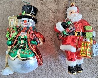 CHRISTOPHER RADKO CHRISTMAS ORNAMENTS