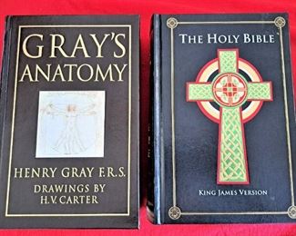 LEATHER COVERED BOOKS LOT