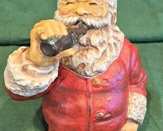 CAST IRON SANTA CLAUS