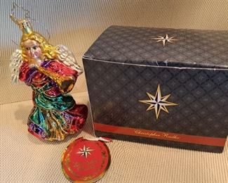 CHRISTOPHER RADKO CHRISTMAS ORNAMENT