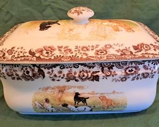 RARE SPODE LARGE BREAD BOX 