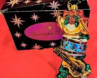 CHRISTOPHER RADKO CHRISTMAS ORNAMENT