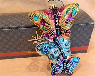 CHRISTOPHER RADKO CHRISTMAS ORNAMENT