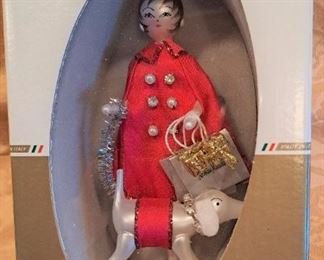 DE CARLINI CHRISTMAS ORNAMENT
