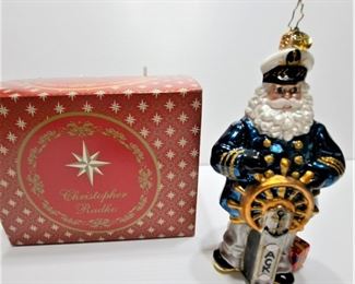 CHRISTOPHER RADKO CHRISTMAS ORNAMENT