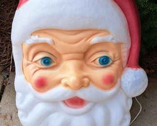 LARGE BLOW MOLD SANTA CLAUS FACE