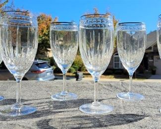 RARE LENOX CRYSTAL STEMWARE JEWEL PLATINUM