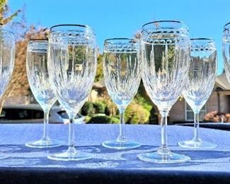 RARE LENOX CRYSTAL STEMWARE JEWEL PLATINUM